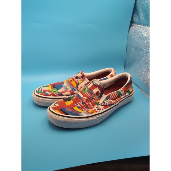 2018 World Cup Flag Vans Mens‎  Mulitcolor Size 7 Women\'s 8.5 main image 12